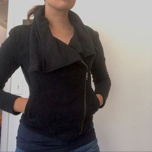 Black zip up sweatshirt